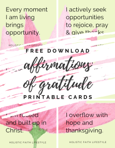 affirmations of gratitude